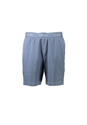 Calvin Klein Blue Polyester Pant - XL