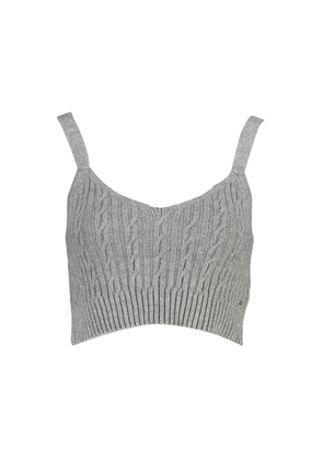 Tommy Hilfiger Gray Cotton Shirt - 2XS