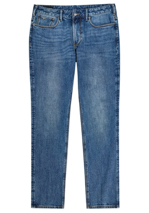 Emporio Armani J06 Slim-leg Jeans - Mid Blu - 32 (W32 / M)