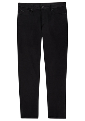 Emporio Armani J06 Slim-leg Jeans - Black - 32 (W32 / M)