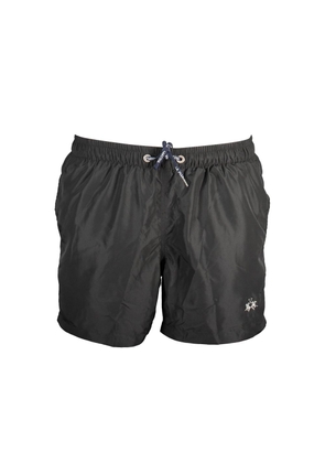 La Martina Black Polyester Swimwear - S