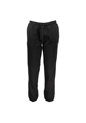 Napapijri Black Cotton Pant - 2XS
