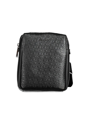 Black Polyester Shoulder Bag