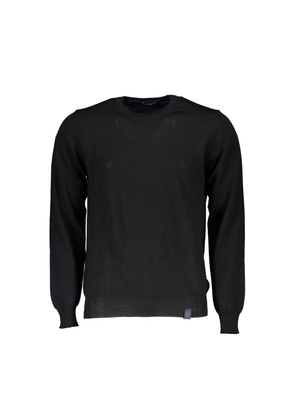 Black Fabric Sweater - S