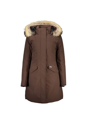 Brown Cotton Jackets & Coat - L
