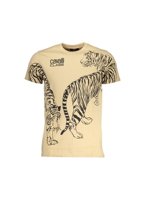 Beige Cotton T-Shirt - XXL