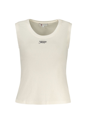 Tommy Hilfiger Beige Cotton Tank Top - XS