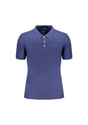 Gianmarco Venturi Blue Cotton Polo Shirt - M