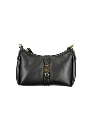 Black Polyester Handbag