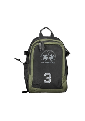 Black Polyester Backpack
