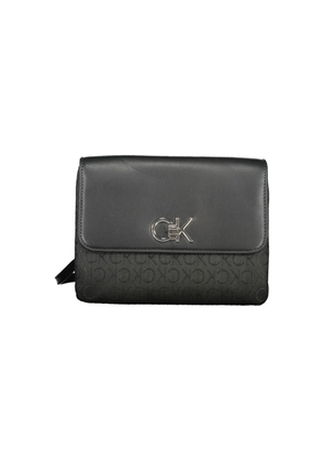 Black Polyester Handbag
