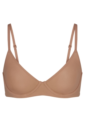 Skims Unlined Stretch-jersey Demi bra - Light Brown - 34E