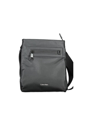 Black Polyester Shoulder Bag