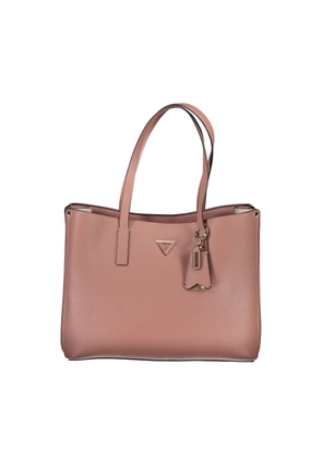 Pink Polyethylene Handbag