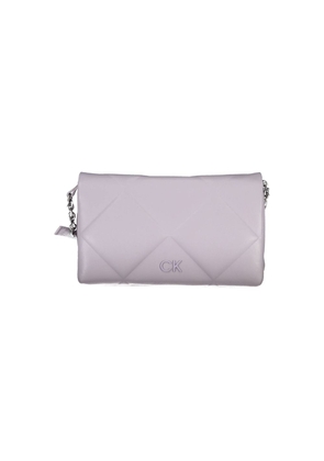 Purple Polyester Handbag