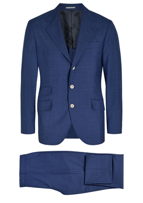 Brunello Cucinelli Wool Suit - Blue - 46 (IT46 / S)