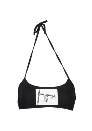 Karl Lagerfeld Black Elastane Swimwear - XS