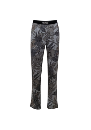 Gray Silk Clothing - S