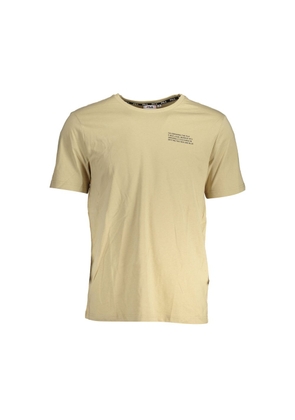 Beige Cotton T-Shirt - S