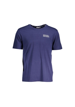 Blue Cotton T-Shirt - S