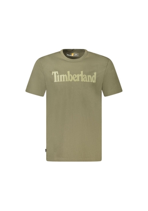 Green Cotton T-Shirt - S