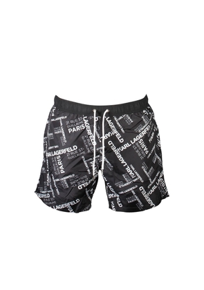 Karl Lagerfeld Black Polyester Swimwear - S