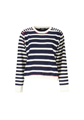 Blue Cotton Sweater - XXL