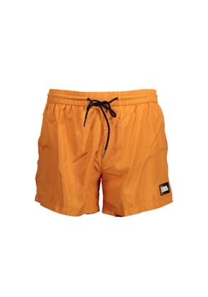 Karl Lagerfeld Orange Polyester Swimwear - S