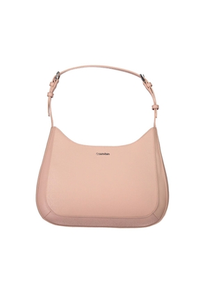 Pink Polyester Handbag