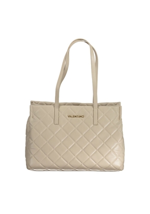 Beige Polyethylene Handbag
