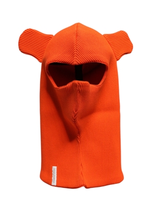 Orange Cotton Whole Head Wrap Balaclava Hat