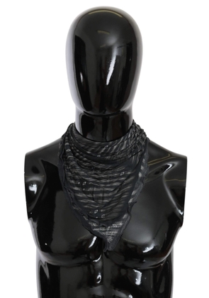 COSTUME NATIONAL C’N’C   Viscose Foulard Branded Scarf