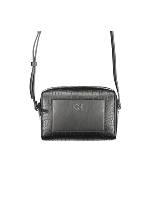 Black Polyester Handbag