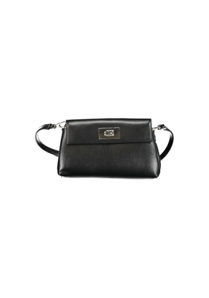 Black Polyester Handbag
