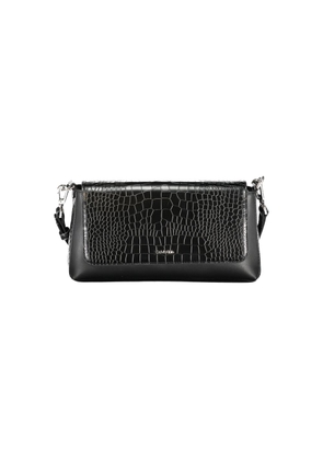 Black Polyester Handbag