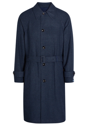 Polo Ralph Lauren Balmacaan Reversible Belted Wool and Silk-blend Coat - Navy - 42 (UK42 / L)