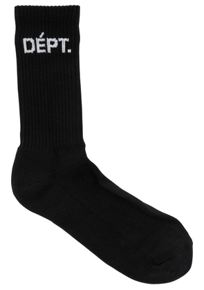 Gallery Dept. Logo-intarsia Cotton-blend Socks - Black - One Size