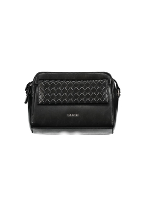 Black Polyester Handbag