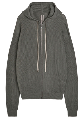 Rick Owens Hooded Wool Jumper - Brown - XL