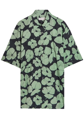 Dries Van Noten Corbino Floral Cotton Shirt - Multicoloured 1 - S