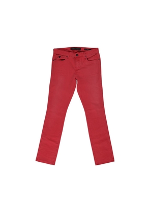 Red Cotton Jeans & Pant - W32