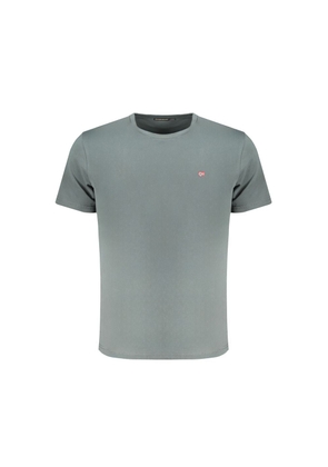 Green Cotton T-Shirt - S