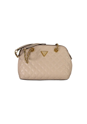 Beige Polyethylene Handbag