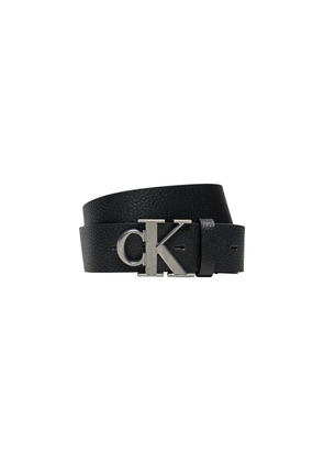 Black Leather Belt - 85 cm / 34 Inches