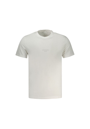 Guess Jeans White Cotton T-Shirt - XL