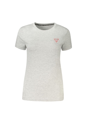 Gray Cotton Tops & T-Shirt - L