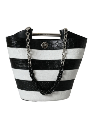 Balenciaga Chic Crocodile Leather Maxi Bucket Bag