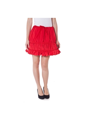 Red Polyester Skirt - One Size