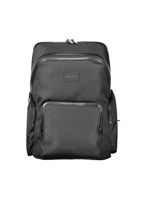 Black Polyester Backpack