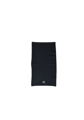 Black Recycled Polyester Scarf - One Size